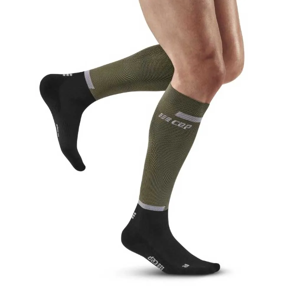 Men's The Run Compression Socks 4.0 - Olive/Black