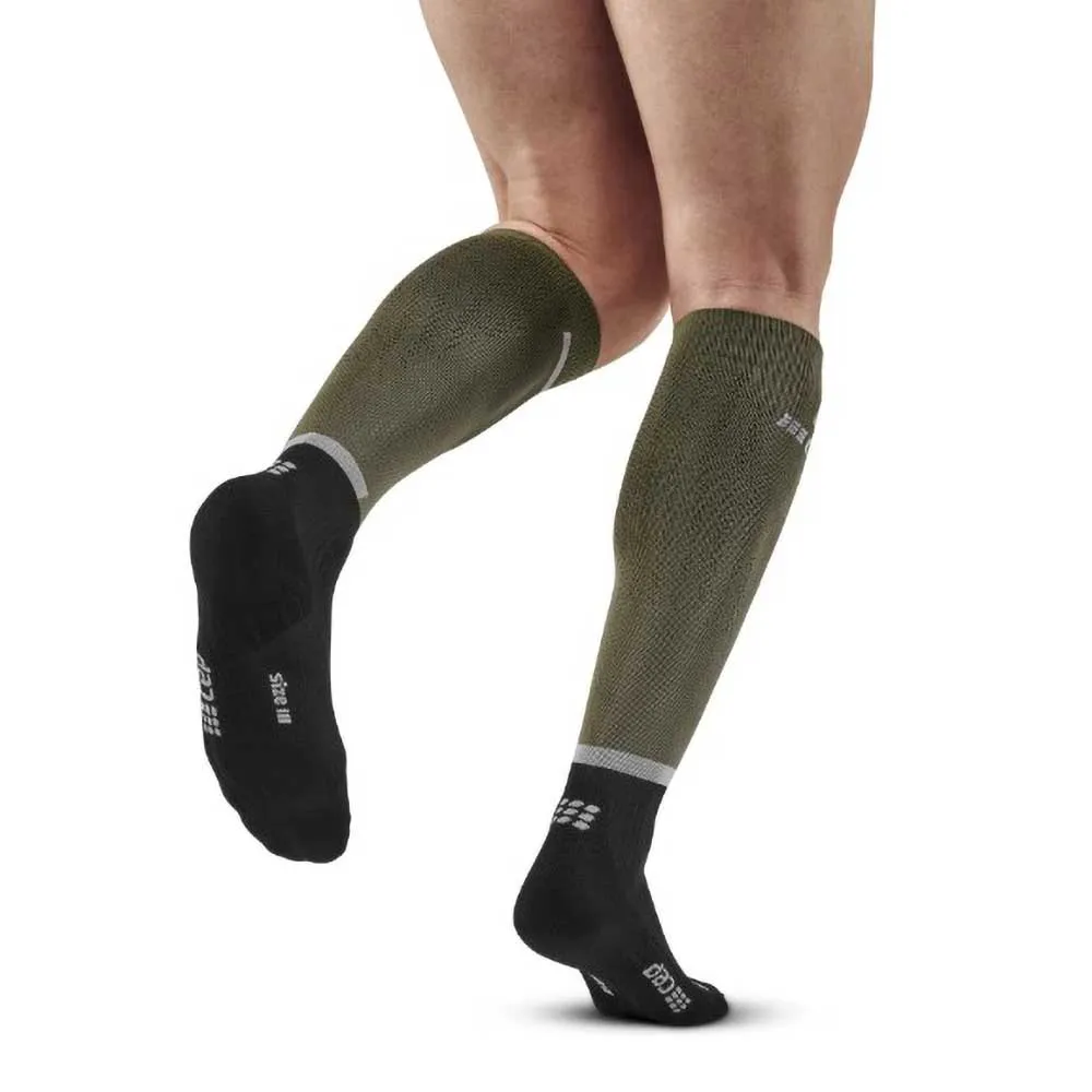 Men's The Run Compression Socks 4.0 - Olive/Black