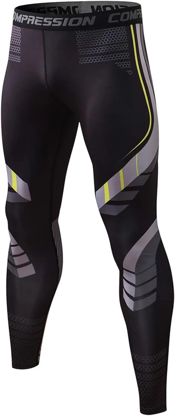 Mens Tights and Leggings Mens Compression Pants with Pads Leggings Men Sport Gym Men Compression Pants Workout Leggings Winter Running Tights Sun Protection Leggings Men Leggings with Pockets Men