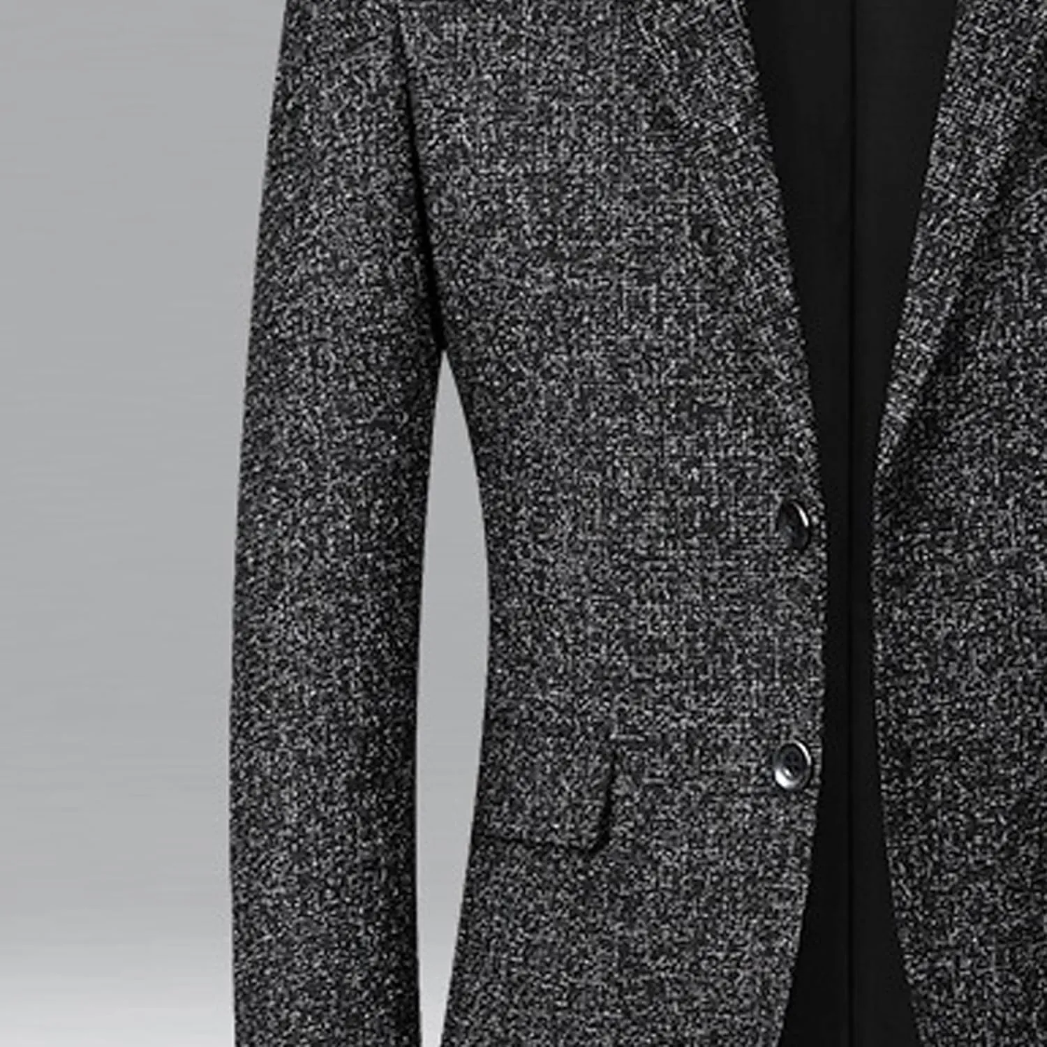 Mens Two Button Lightweight Sport Coat Slim Fit Business Casual Suit Lightweight Trendy Blazer Jacket