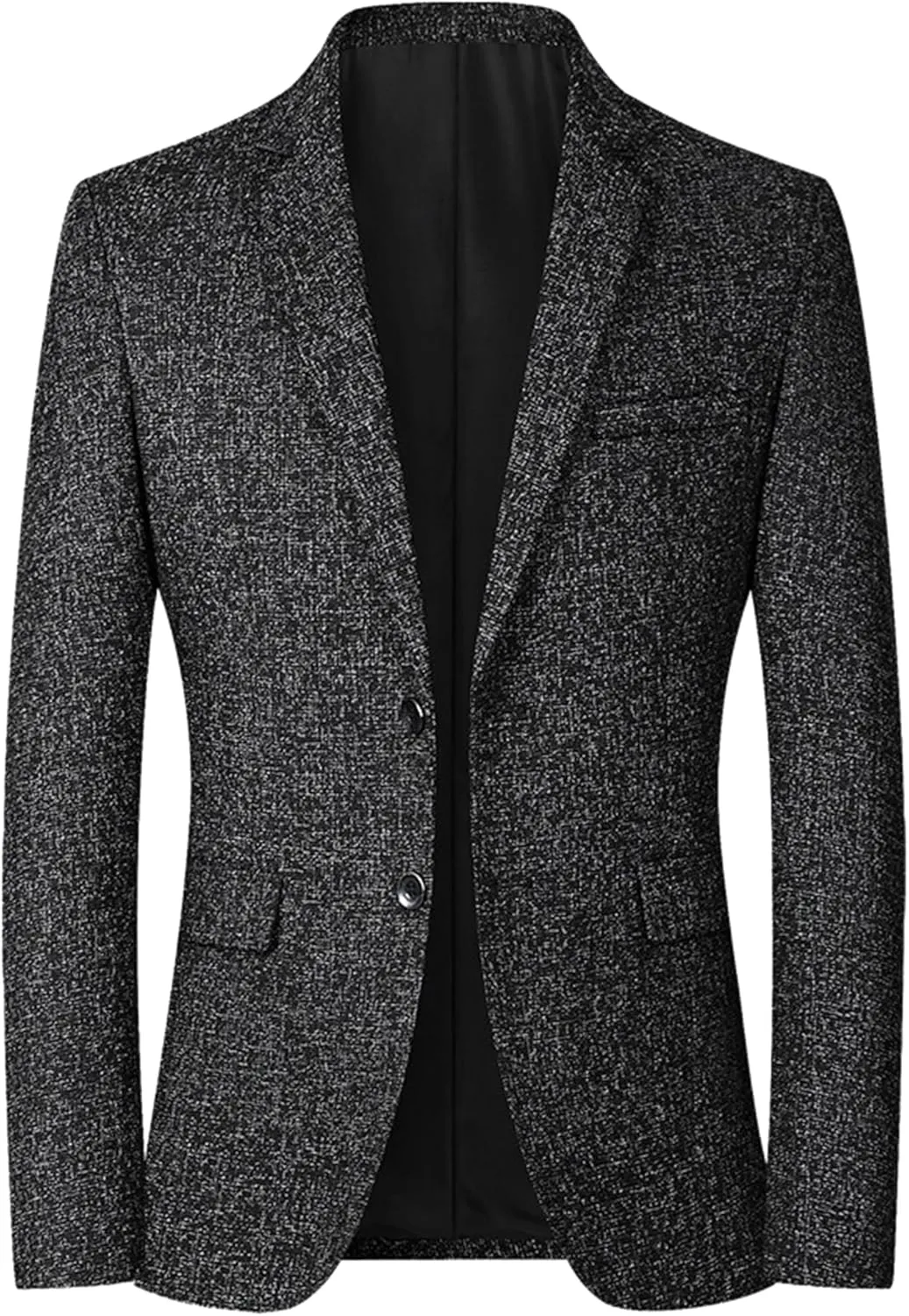 Mens Two Button Lightweight Sport Coat Slim Fit Business Casual Suit Lightweight Trendy Blazer Jacket