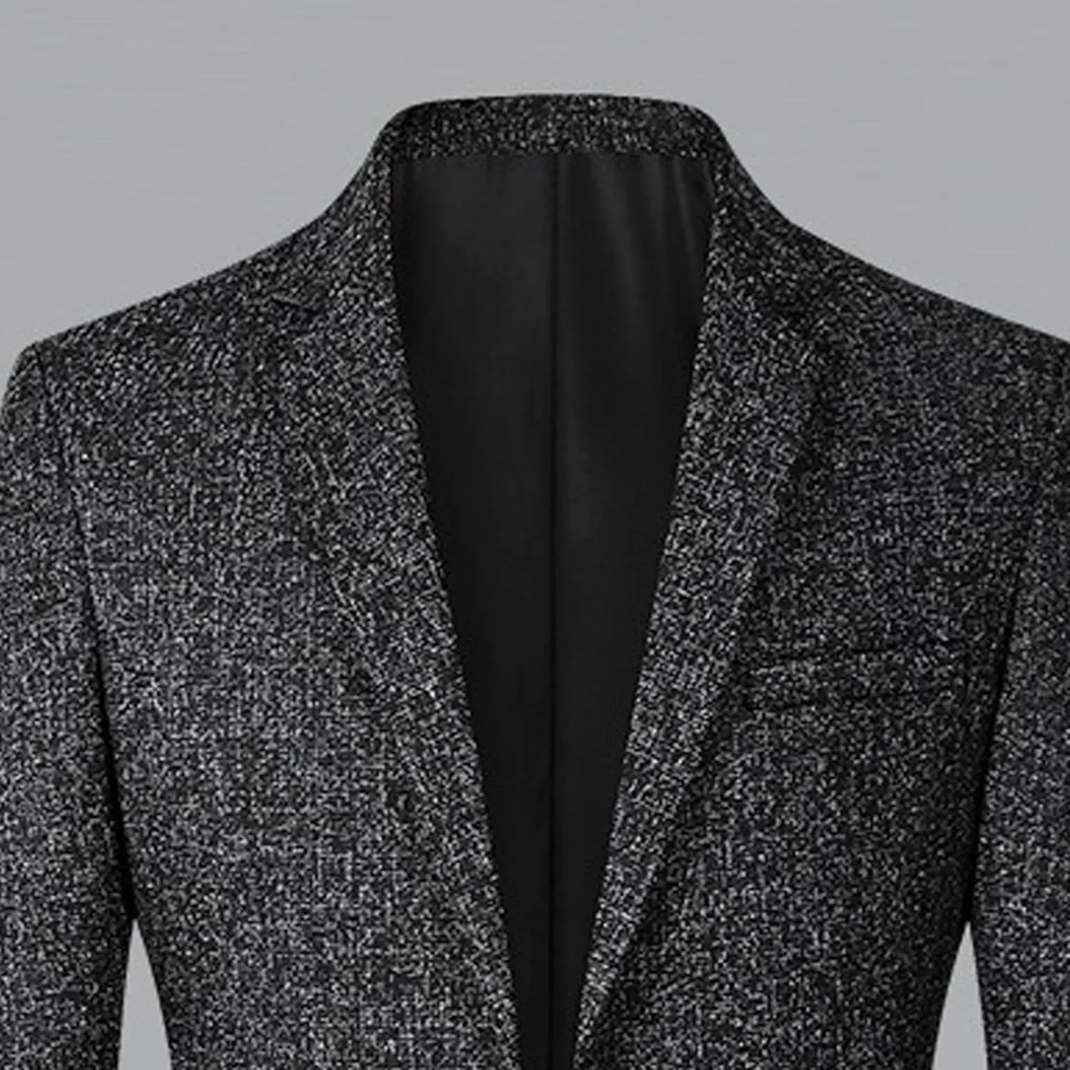 Mens Two Button Lightweight Sport Coat Slim Fit Business Casual Suit Lightweight Trendy Blazer Jacket