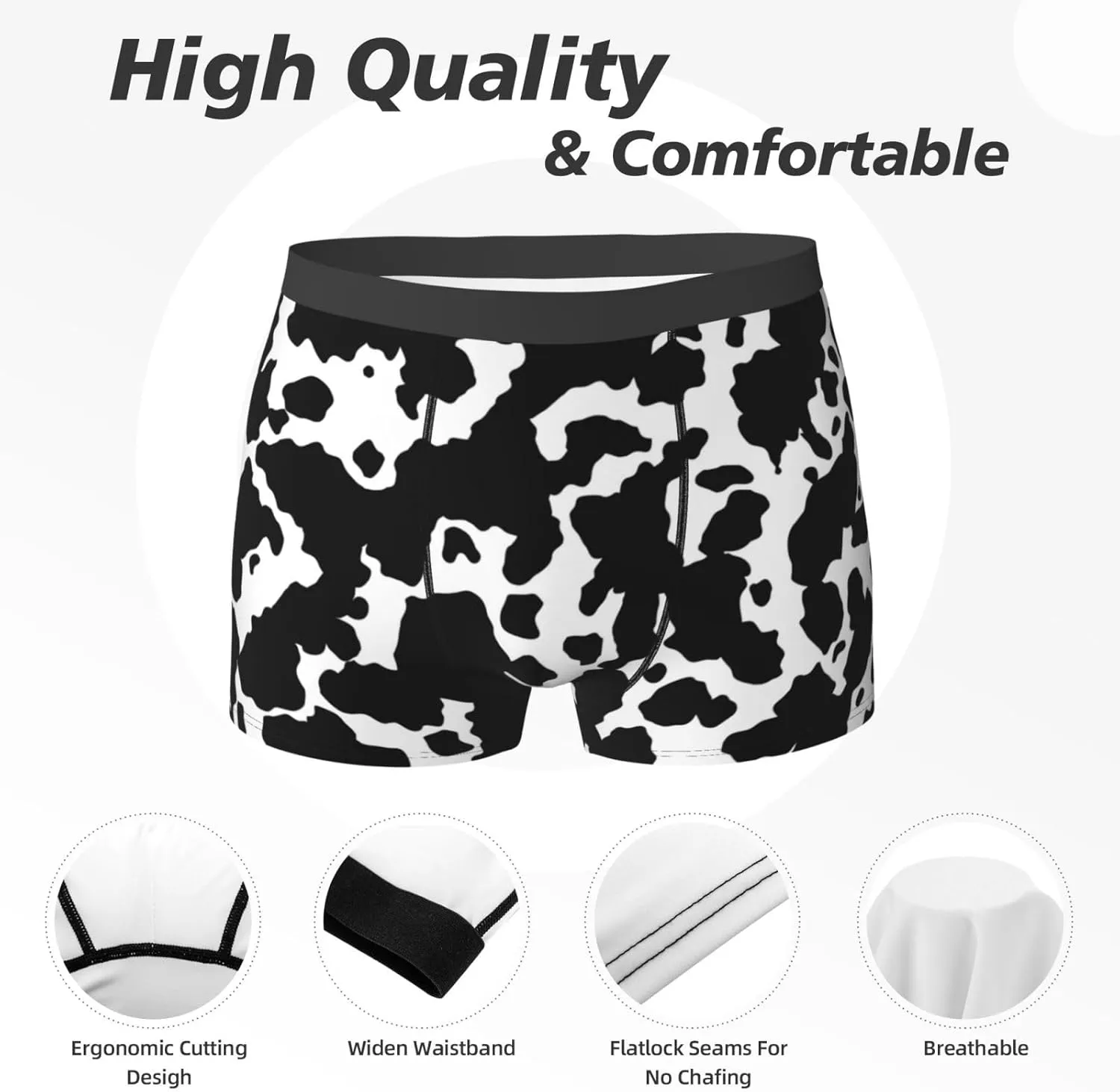 Men's Underwear Boxer Briefs Breathable Underwear Sports Trunks