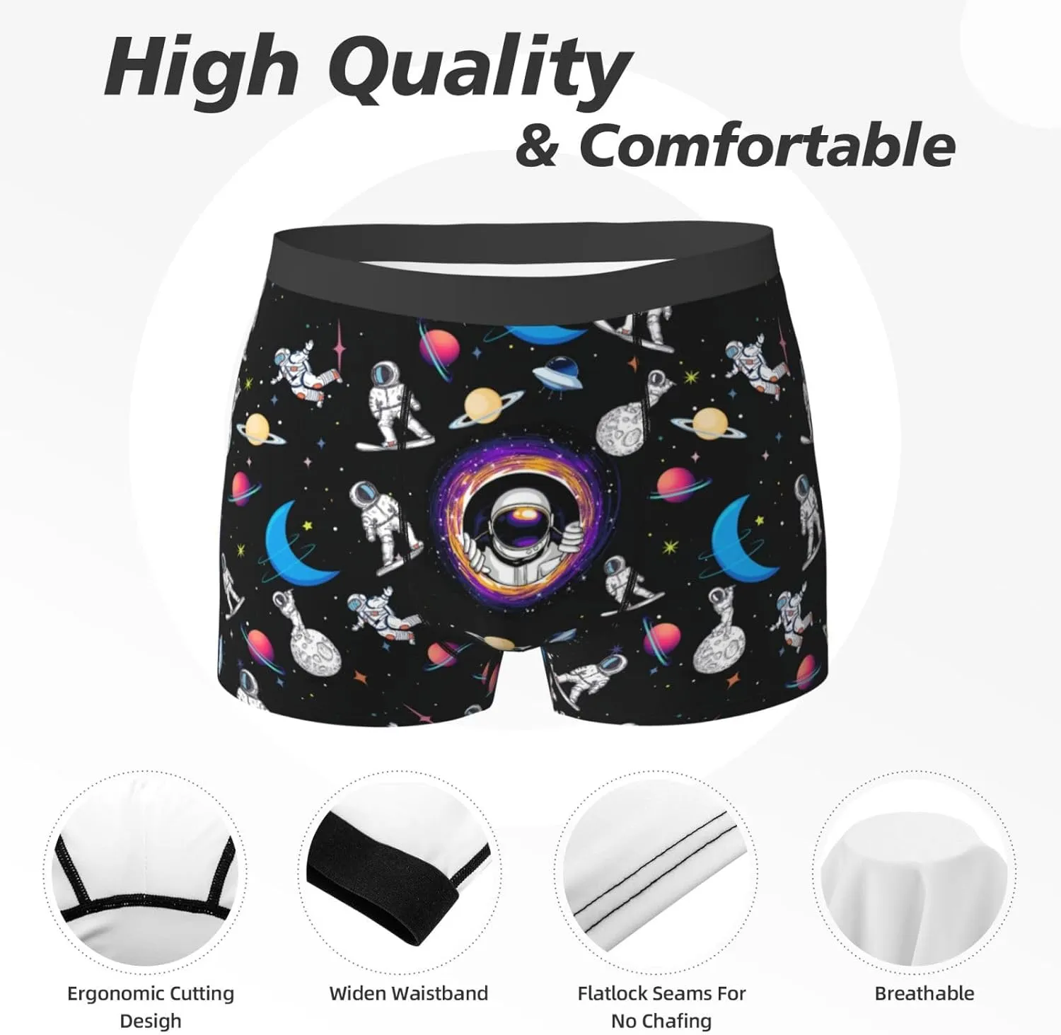 Men's Underwear Boxer Briefs Breathable Underwear Sports Trunks