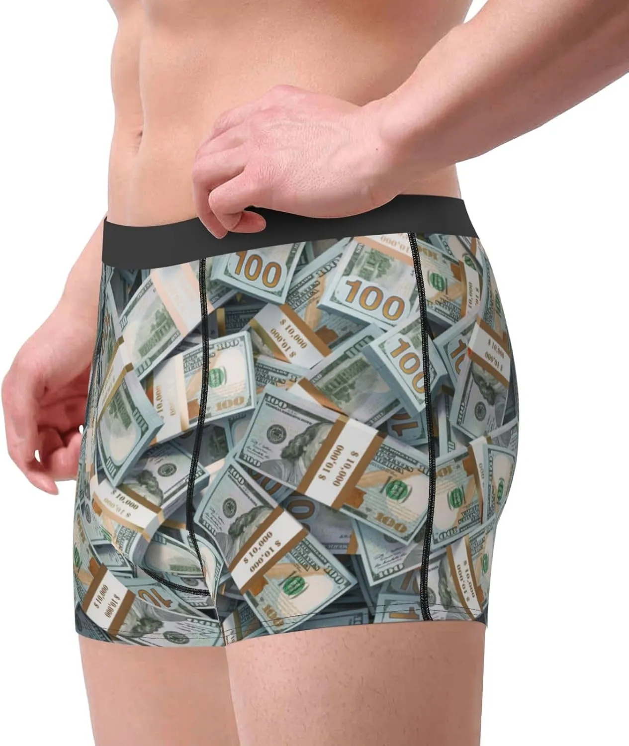 Men's Underwear Boxer Briefs Soft Breathable Trunks Underwear