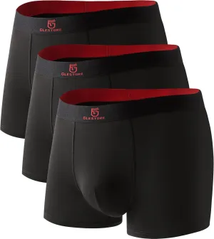 Mens Underwear Trunks Pack Modal Underwear for Men with Pouch Moisture Wicking