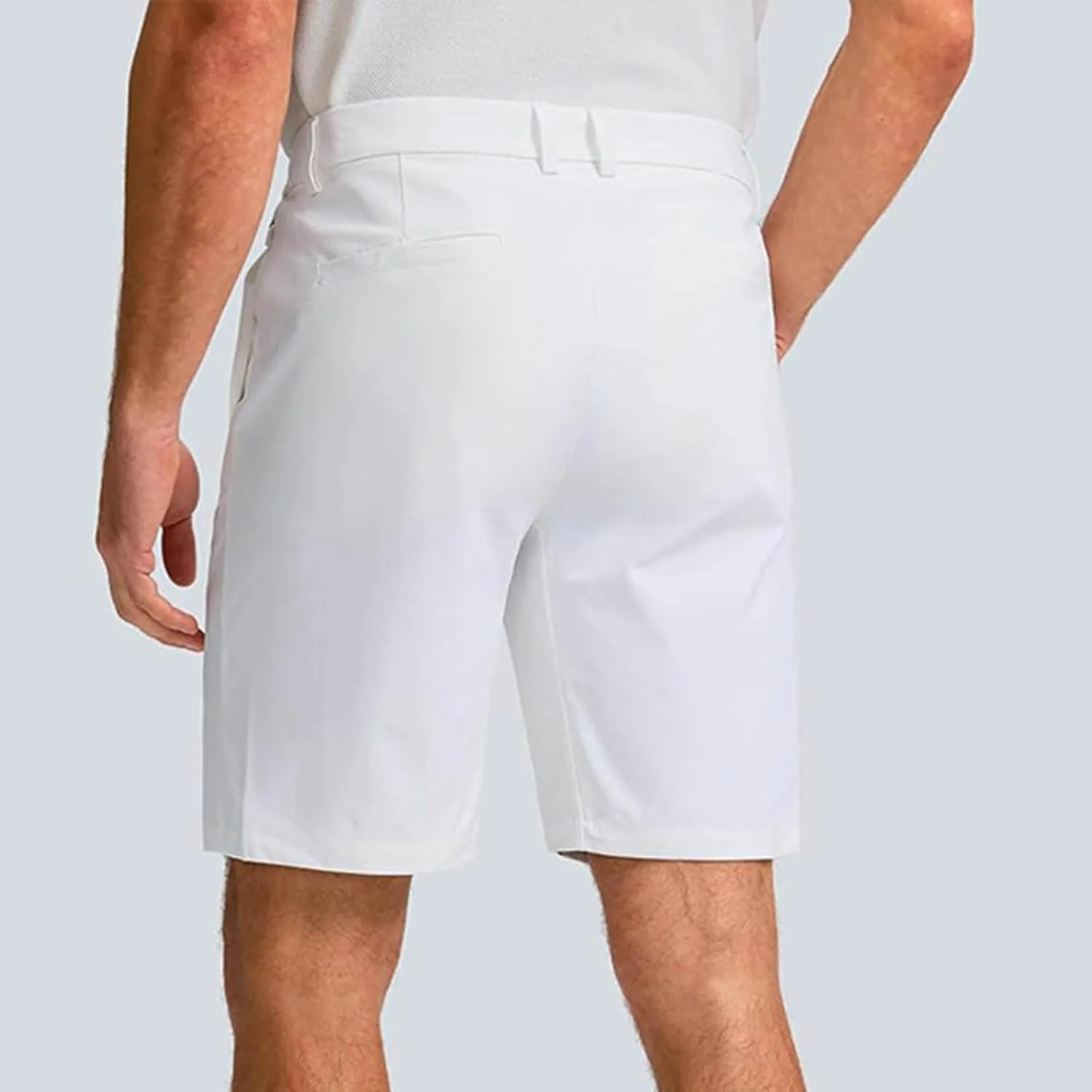 Men's Workout Gym Shorts Casual Cotton Stretch Drawstring Summer Beach Chino Golf Shorts with Pocket