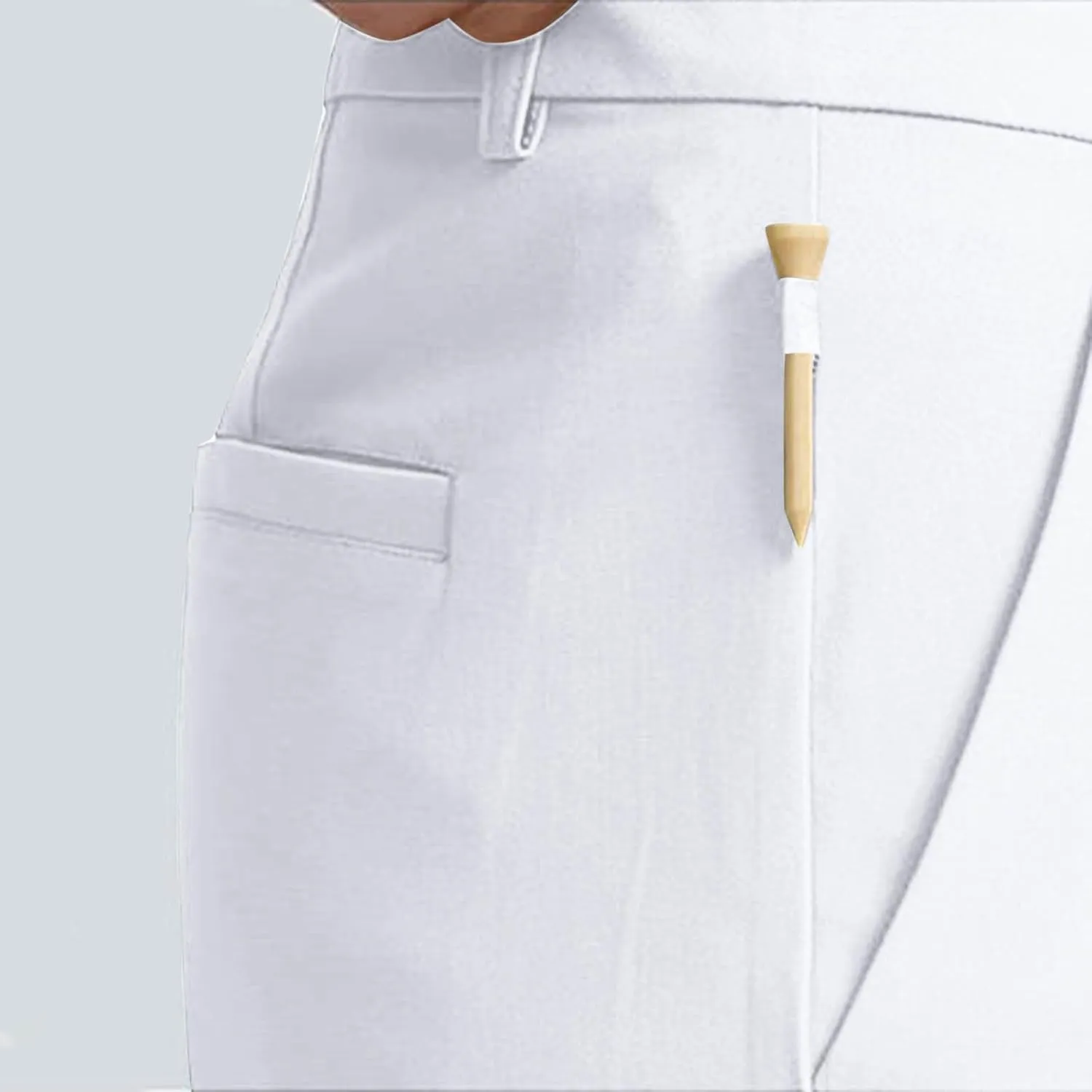 Men's Workout Gym Shorts Casual Cotton Stretch Drawstring Summer Beach Chino Golf Shorts with Pocket