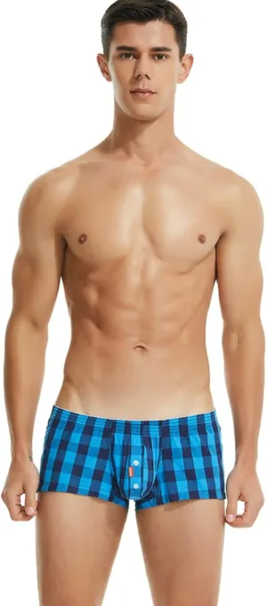 Men's Woven Boxers Cotton Moisture Wicking Boxer Briefs for Relaxed Fit