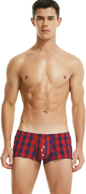 Men's Woven Boxers Cotton Moisture Wicking Boxer Briefs for Relaxed Fit