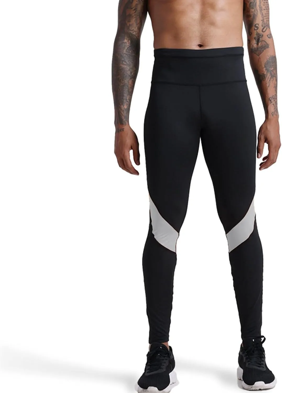 Mens Yoga Pants Seamless Stretchy Workout Gym Leggings Tights Running Sports High Waisted Athletic Compression Pants