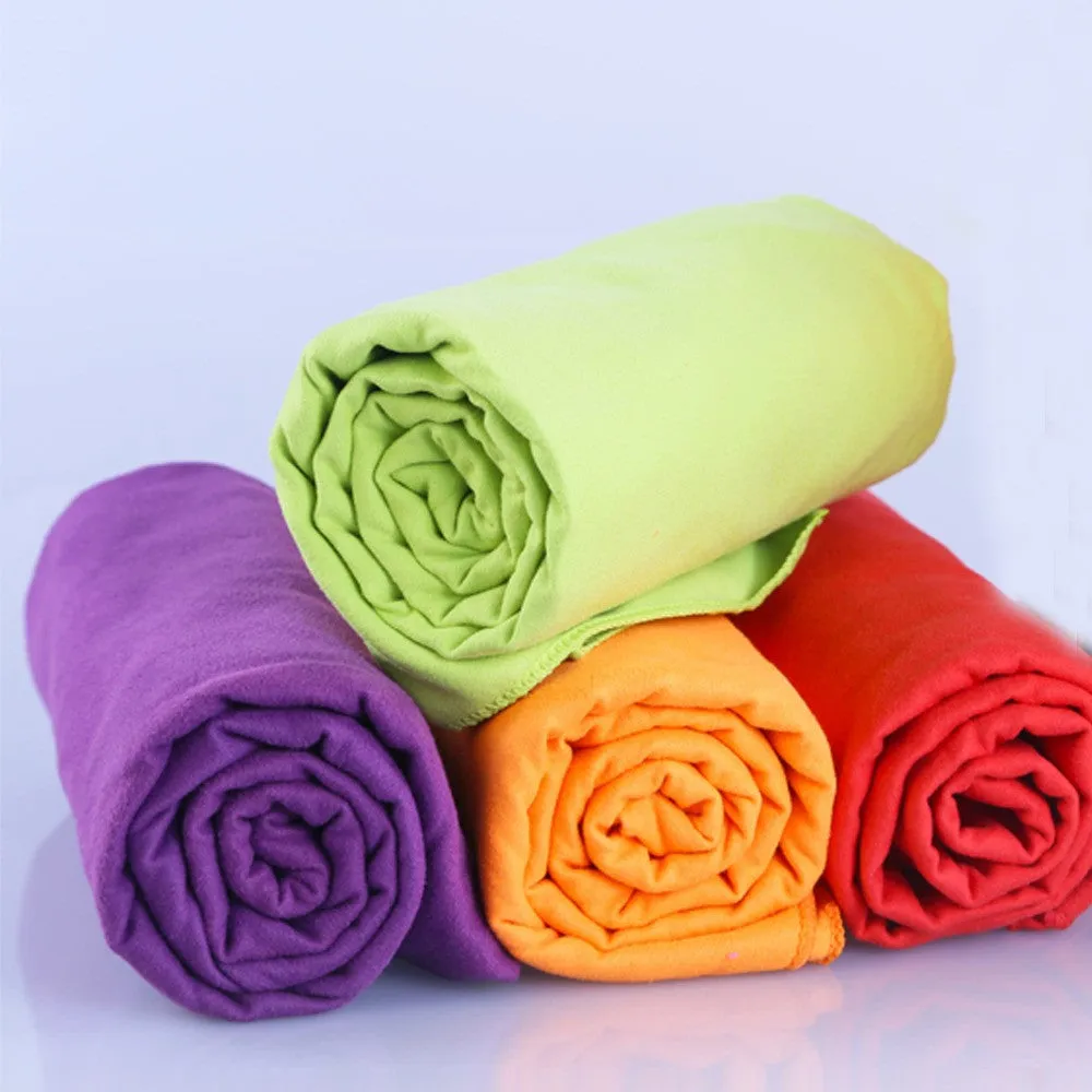Microfiber Sports Towel Travel Jogger Cloth With Bag toalha de esportes Camping Swim Gym Washcloth 4 colors 1pcs/lot 40x75cm