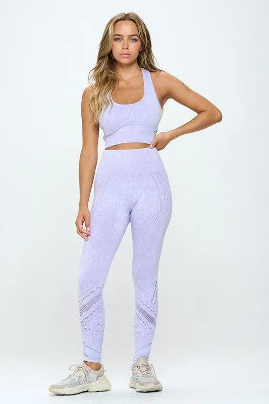 Mineral Wash Movement | Seamless Two-Piece Yoga Active Set