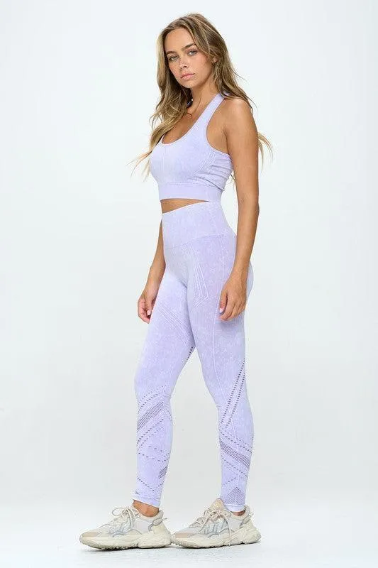 Mineral Wash Movement | Seamless Two-Piece Yoga Active Set