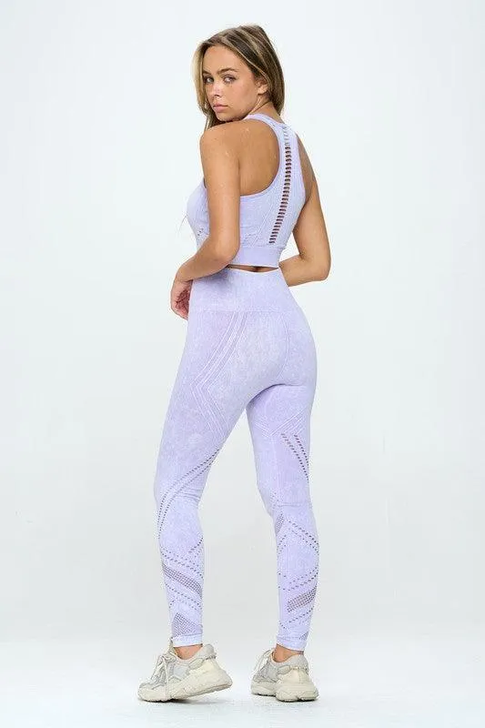 Mineral Wash Movement | Seamless Two-Piece Yoga Active Set
