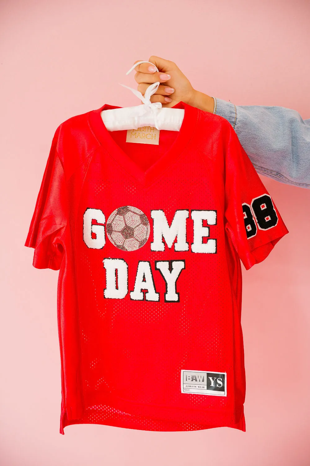 MINI KIDS CUSTOM GAME DAY NUMBER JERSEY