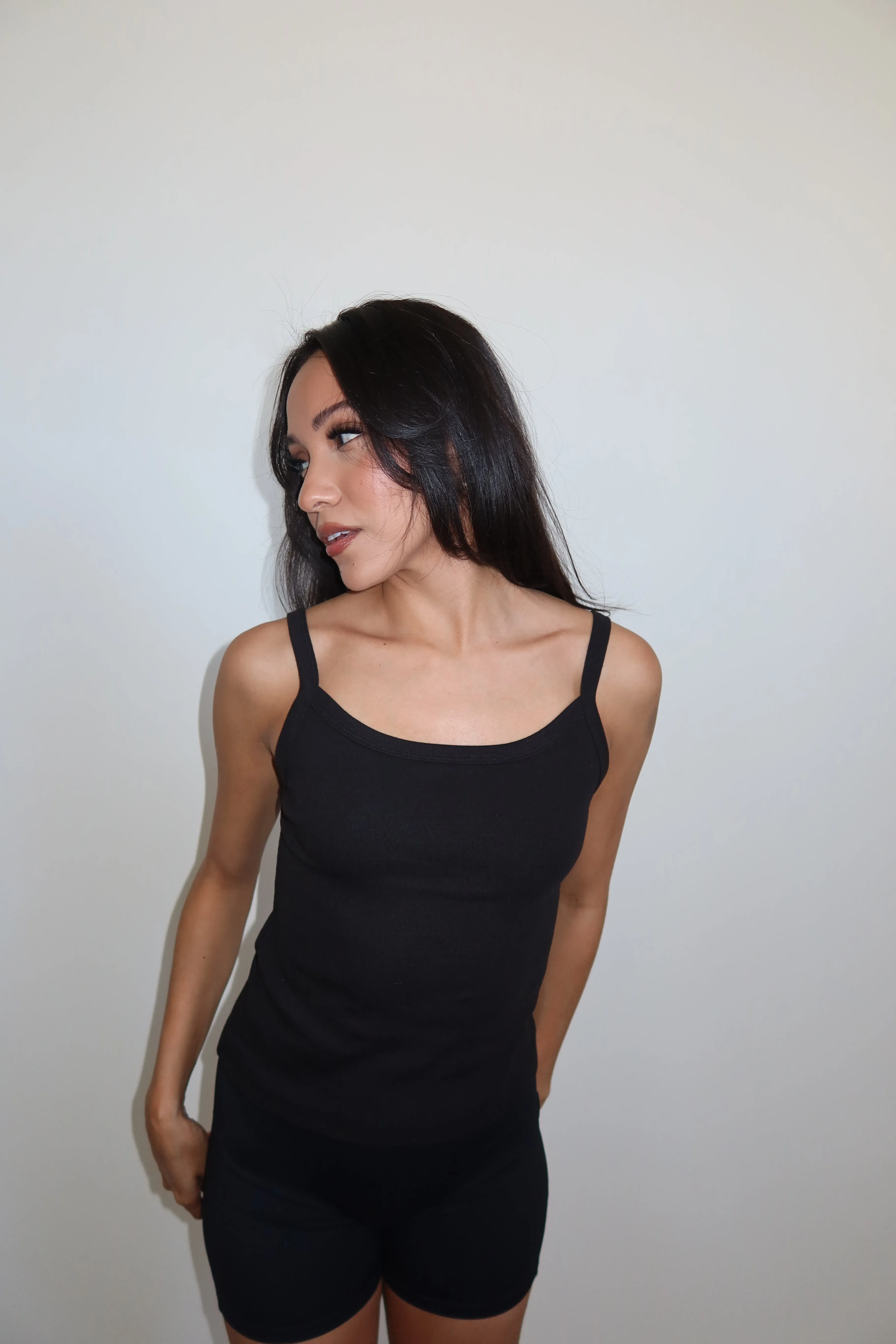 Mini Strap Ribbed Tank