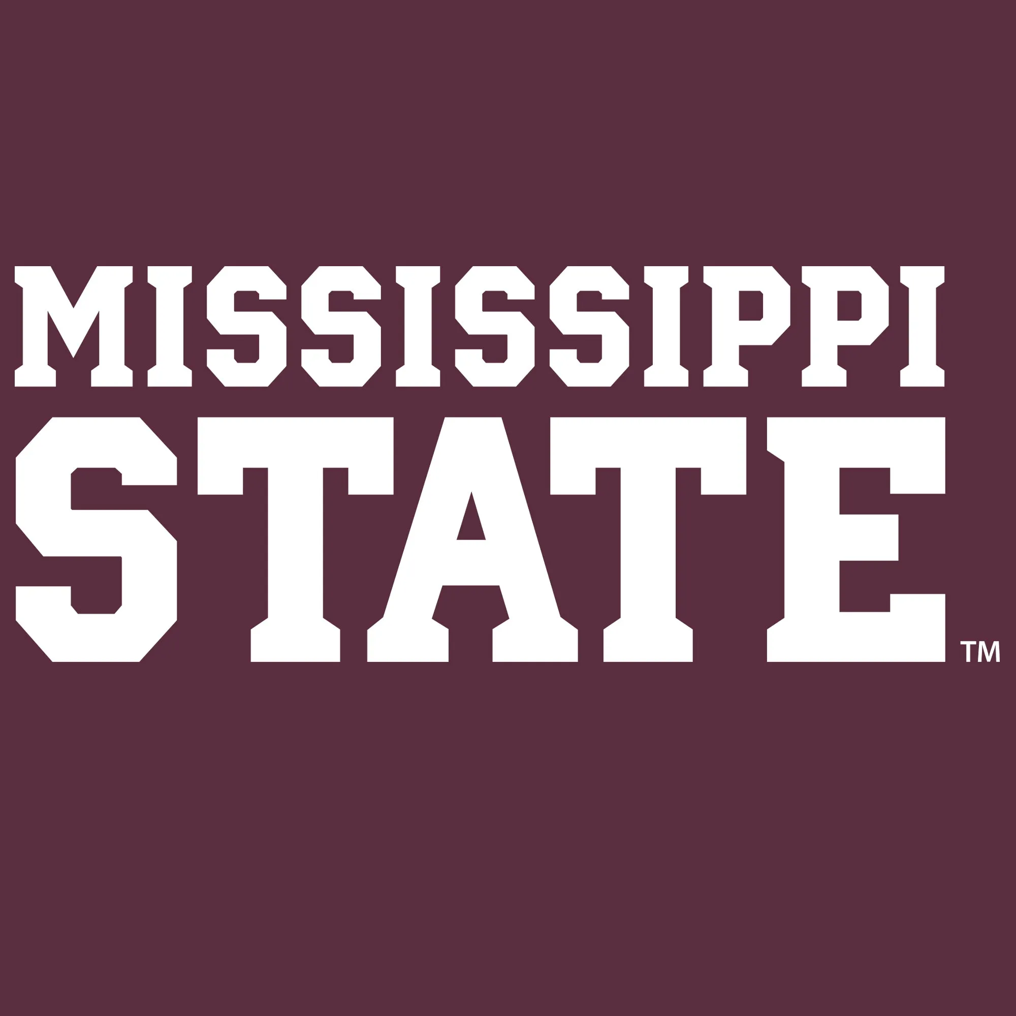 Mississippi State Basic Block Hoodie - Maroon
