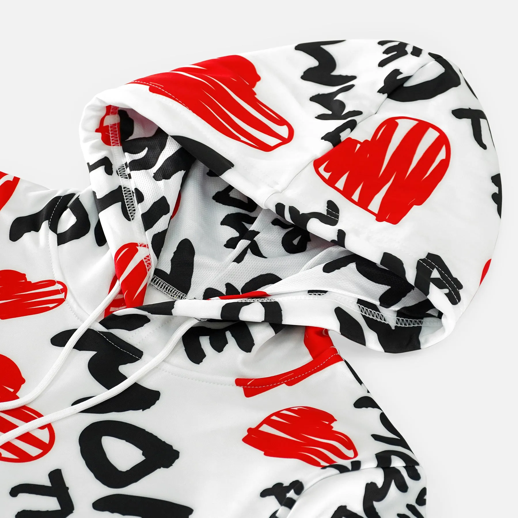 Momma Pattern Hoodie - Big