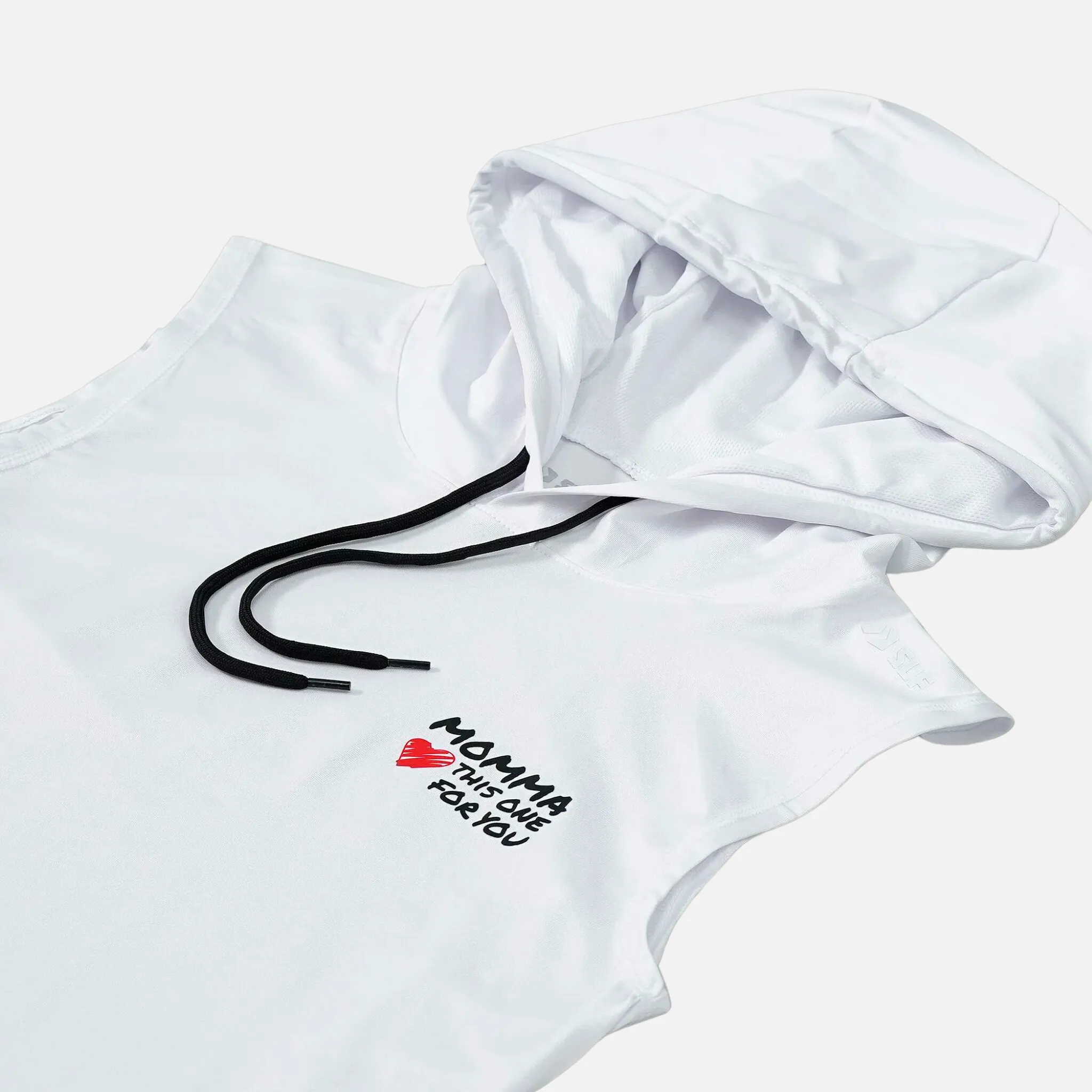 Momma Sleeveless Compression Hoodie