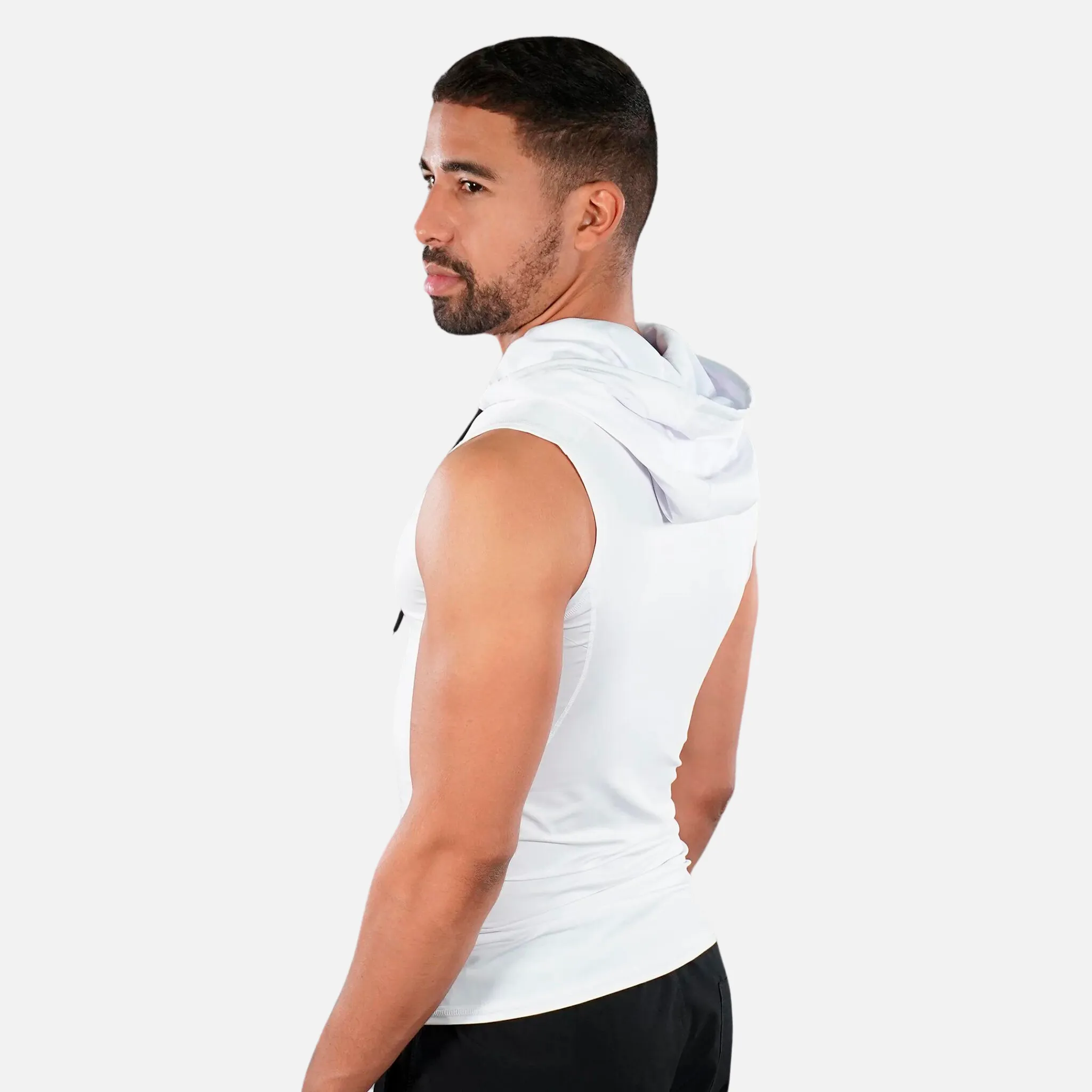 Momma Sleeveless Compression Hoodie