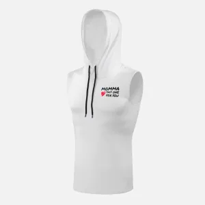 Momma Sleeveless Compression Hoodie