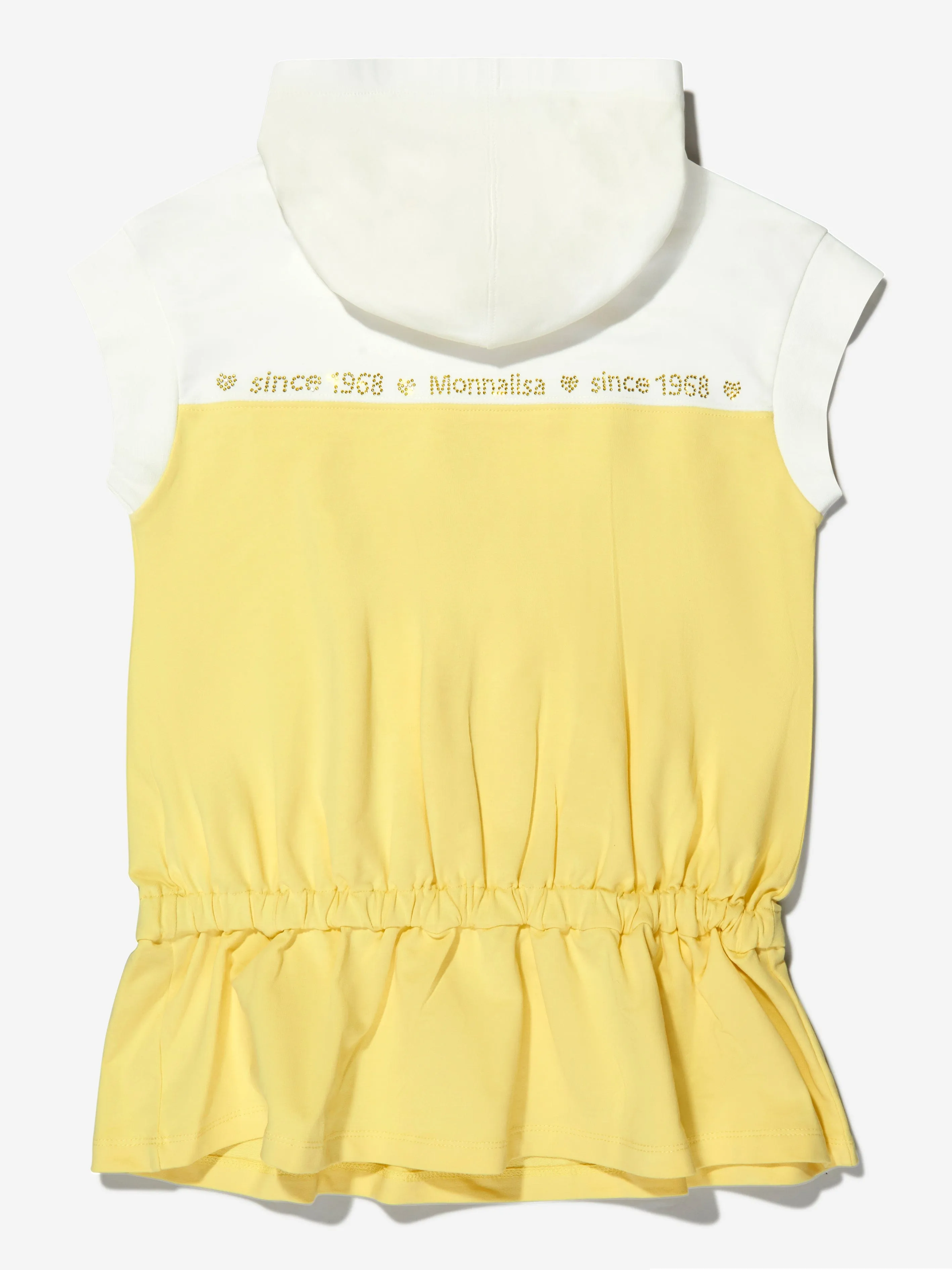 Monnalisa Girls Cotton Sleeveless Hoodie