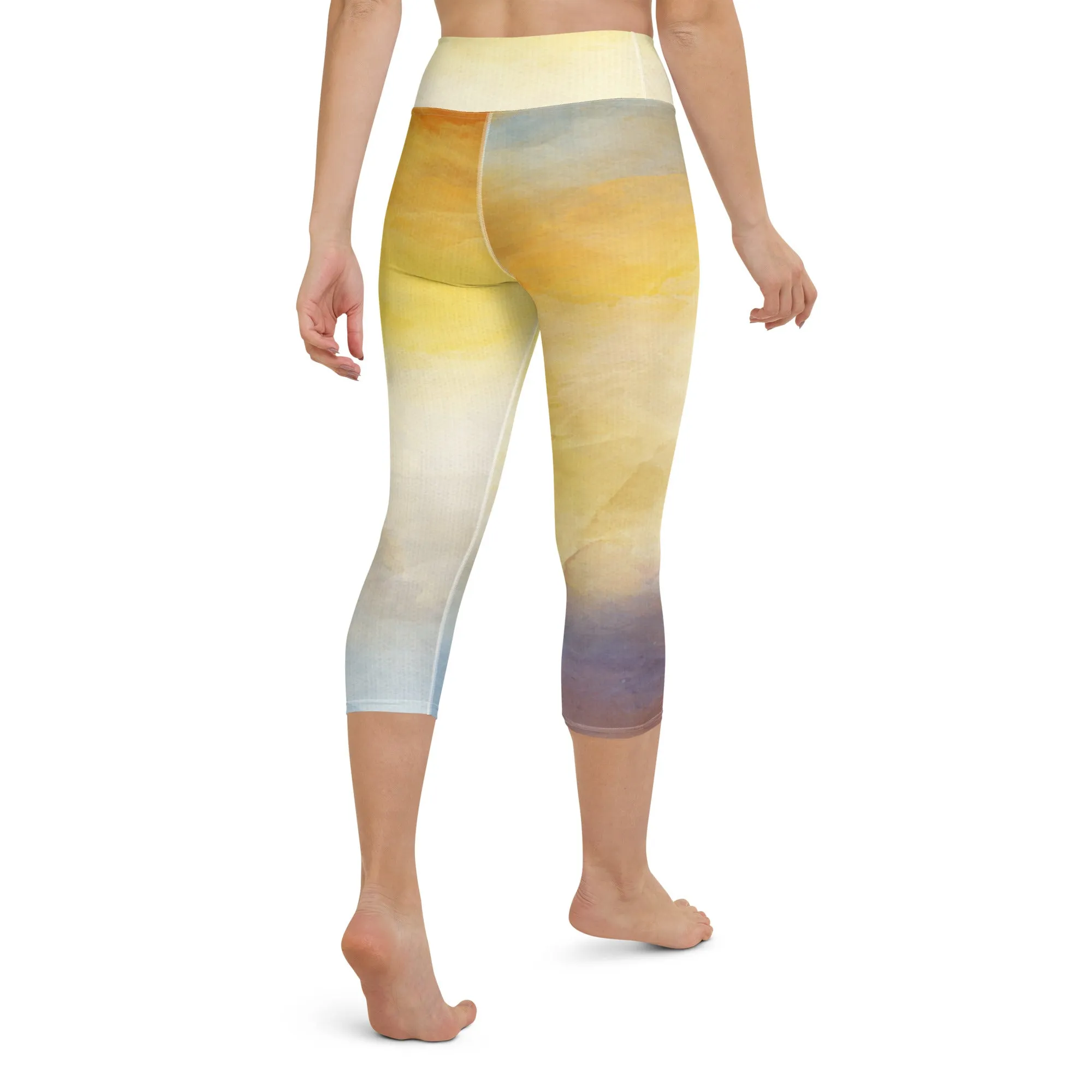 Multi Colors Yoga Capri Leggings | Exercise Capri Leggings, lioness-love