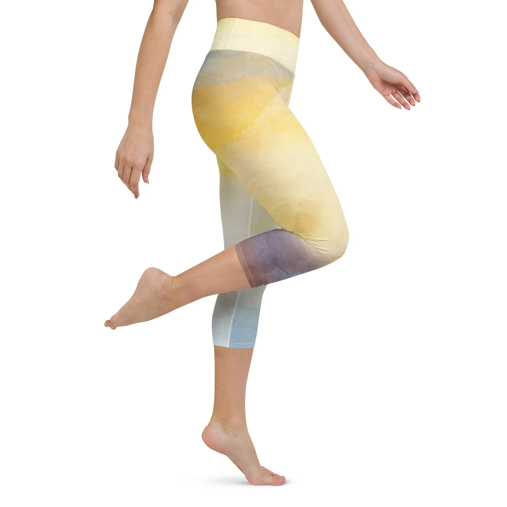 Multi Colors Yoga Capri Leggings | Exercise Capri Leggings, lioness-love