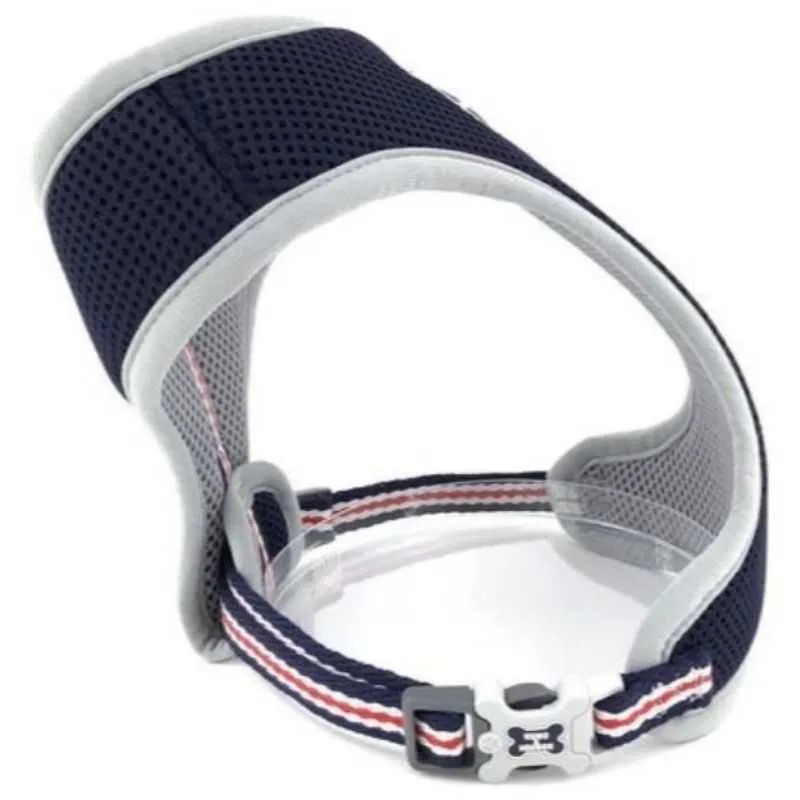 Navy Mesh Dog Harness