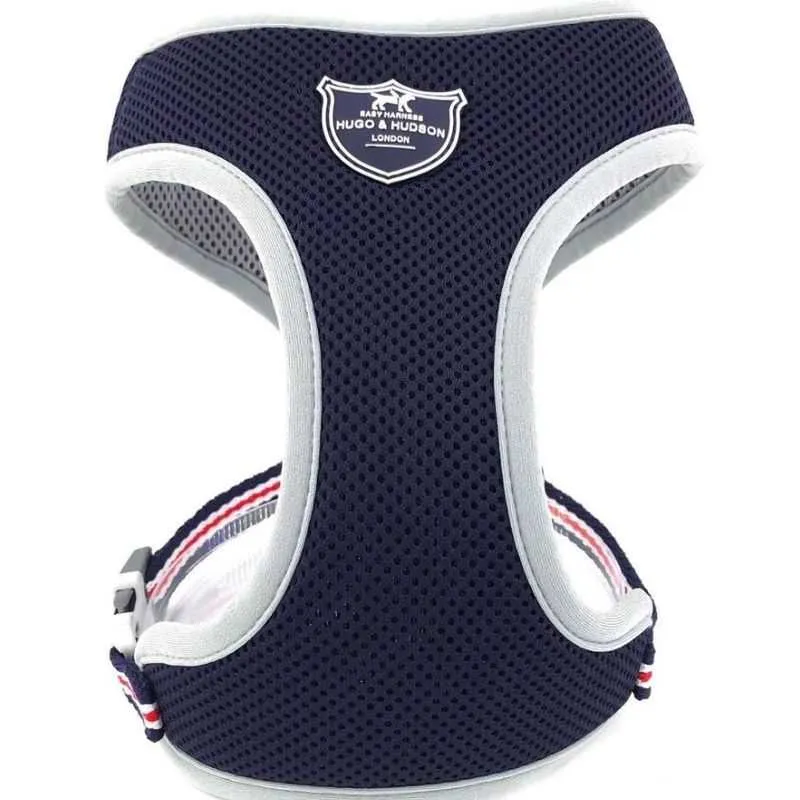 Navy Mesh Dog Harness