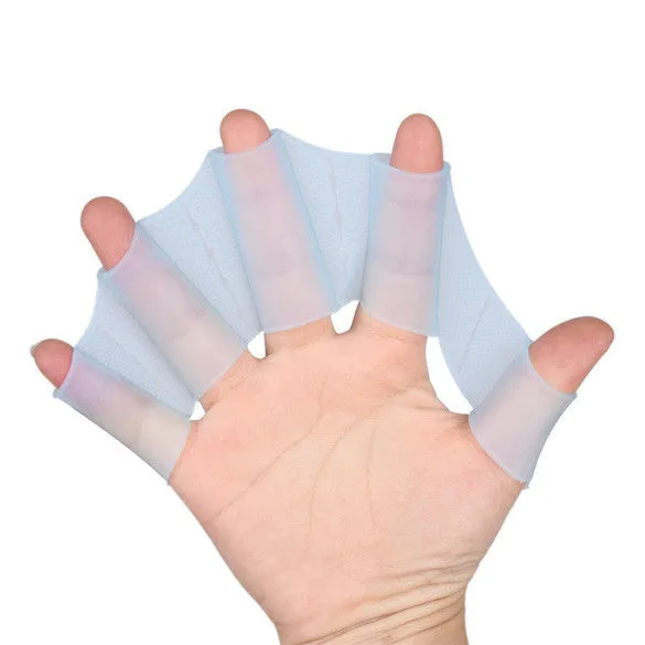 New Silicone Swimming Web Swim Gear Fins Hand Flippers Training Glove 2 colors 3 sizes swimming gear-PY