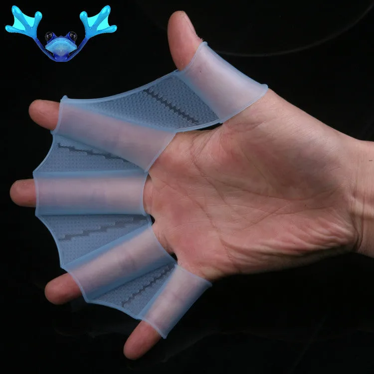 New Silicone Swimming Web Swim Gear Fins Hand Flippers Training Glove 2 colors 3 sizes swimming gear-PY