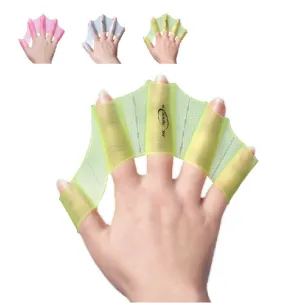 New Silicone Swimming Web Swim Gear Fins Hand Flippers Training Glove 2 colors 3 sizes swimming gear-PY
