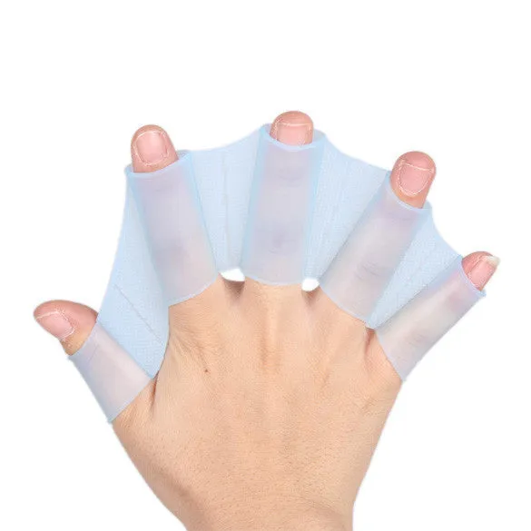 New Silicone Swimming Web Swim Gear Fins Hand Flippers Training Glove 2 colors 3 sizes swimming gear-PY