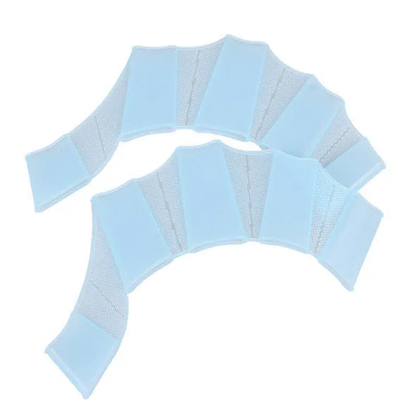 New Silicone Swimming Web Swim Gear Fins Hand Flippers Training Glove 2 colors 3 sizes swimming gear-PY