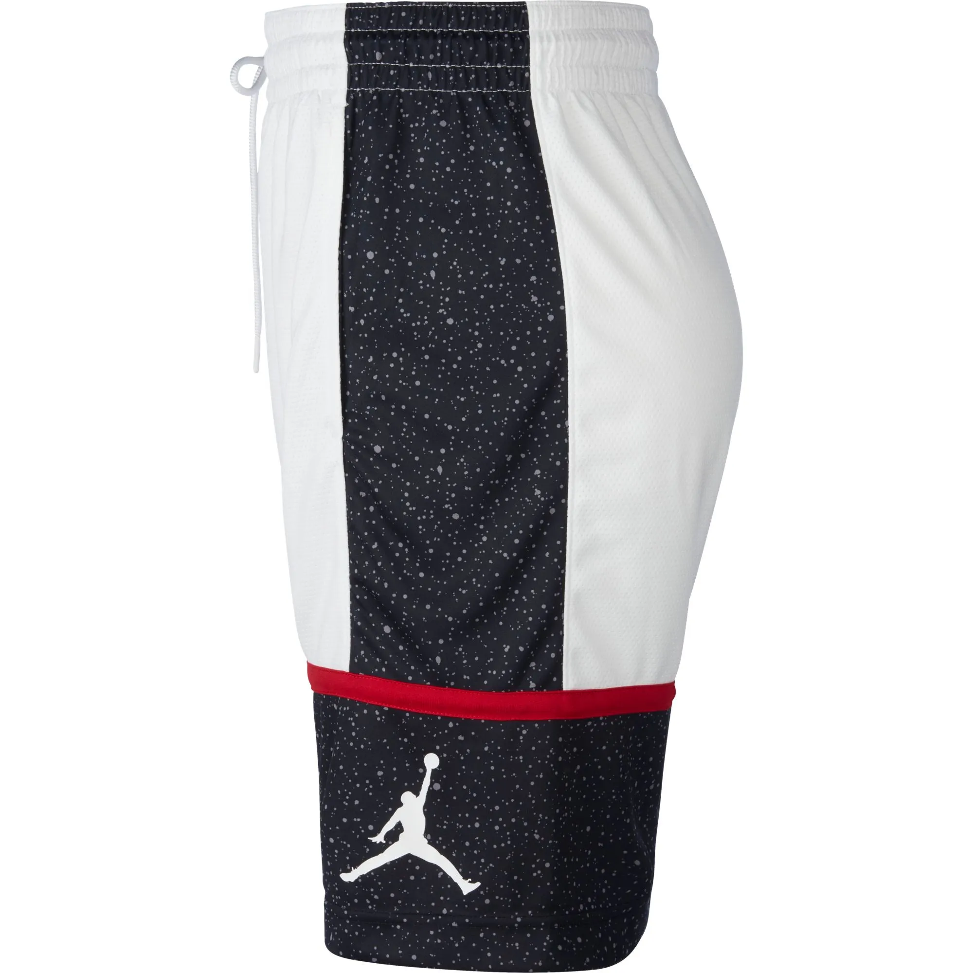 Nike Jordan Jumpman Graphic Basketball Shorts - Black/White/Gym Red