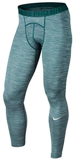 Nike Pro Cool Compression Tights Turquoise/Grey Heather Xl