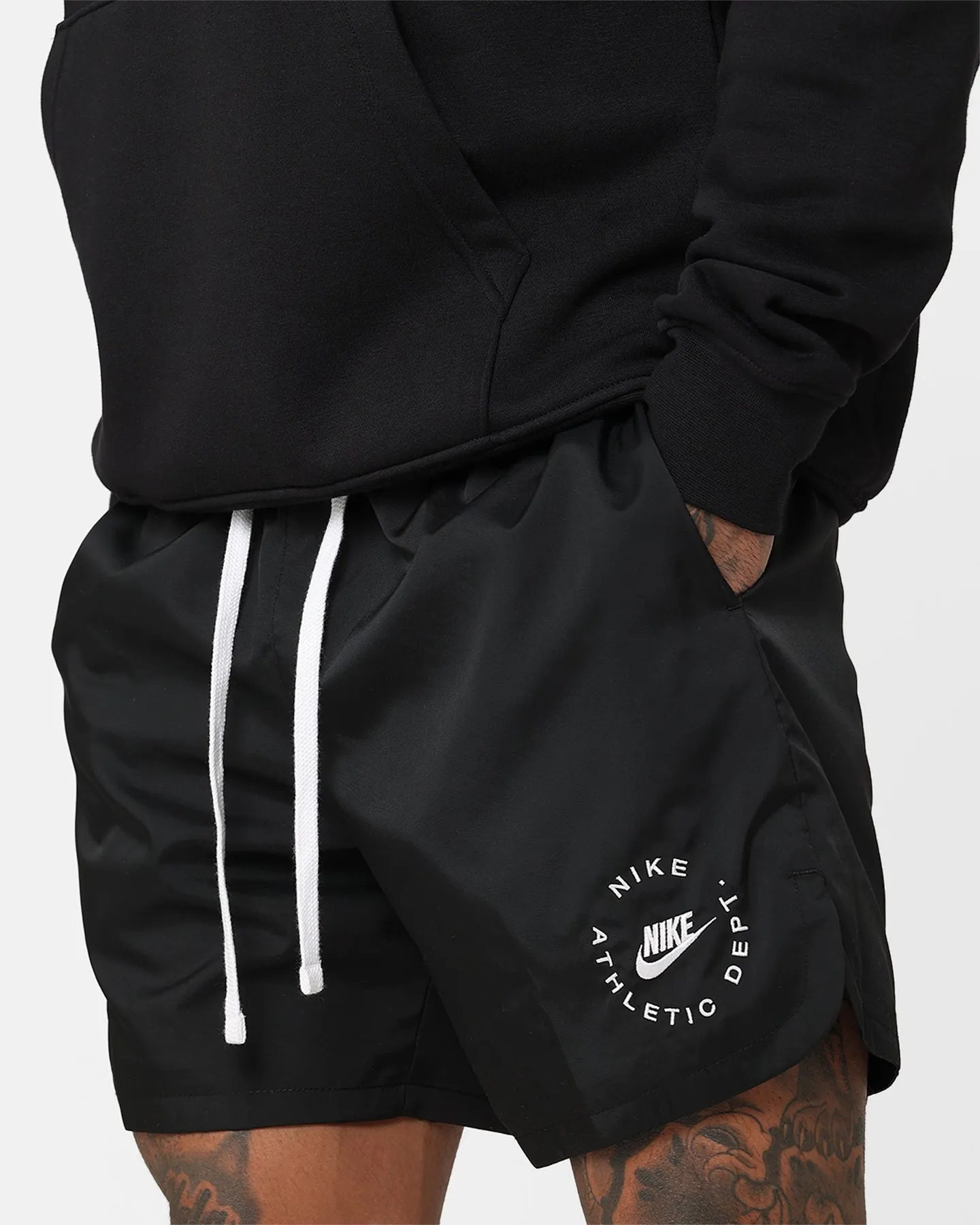Nike Sportswear Essentials Woven Lined Flow Shorts Black/White