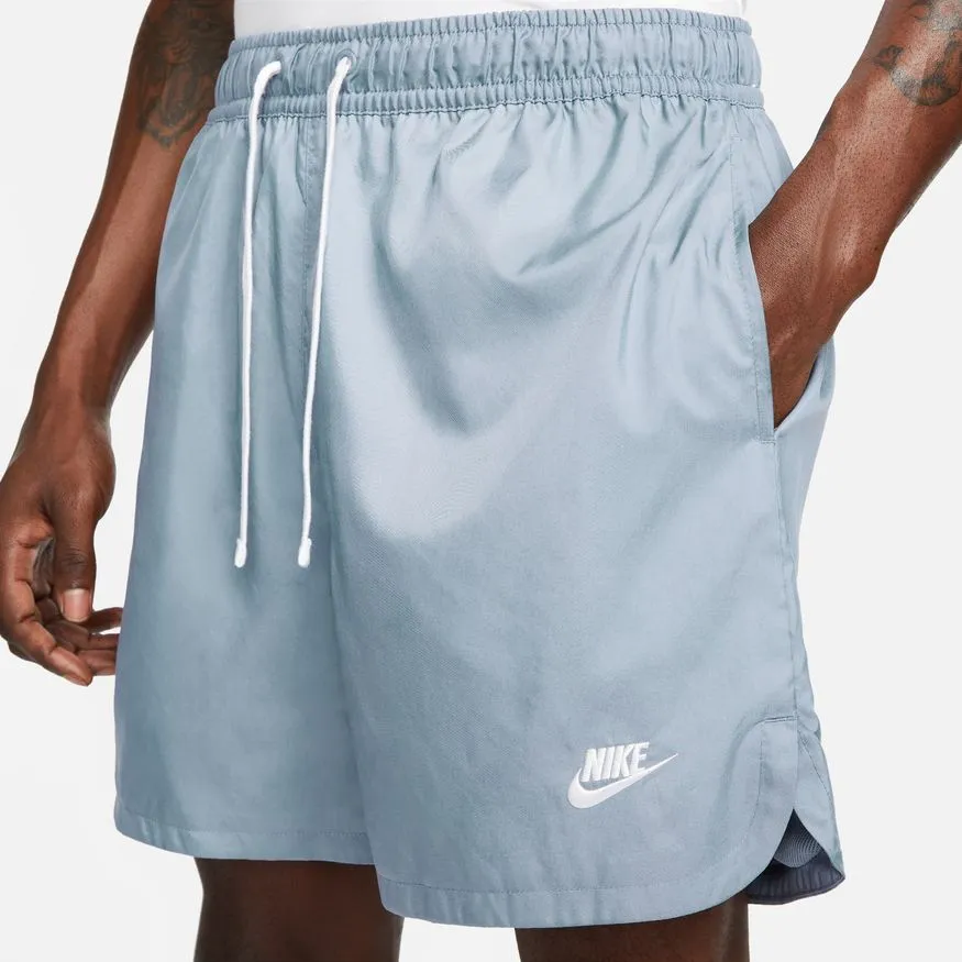 Nike Sportswear Essentials Woven Lined Flow Shorts - Grey / White