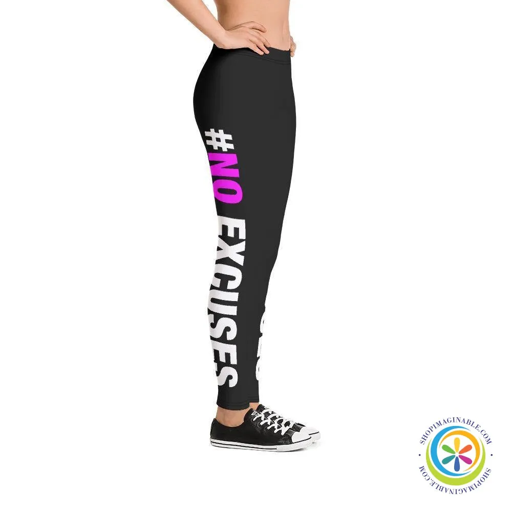 #NO EXCUSES Full Length Leggings