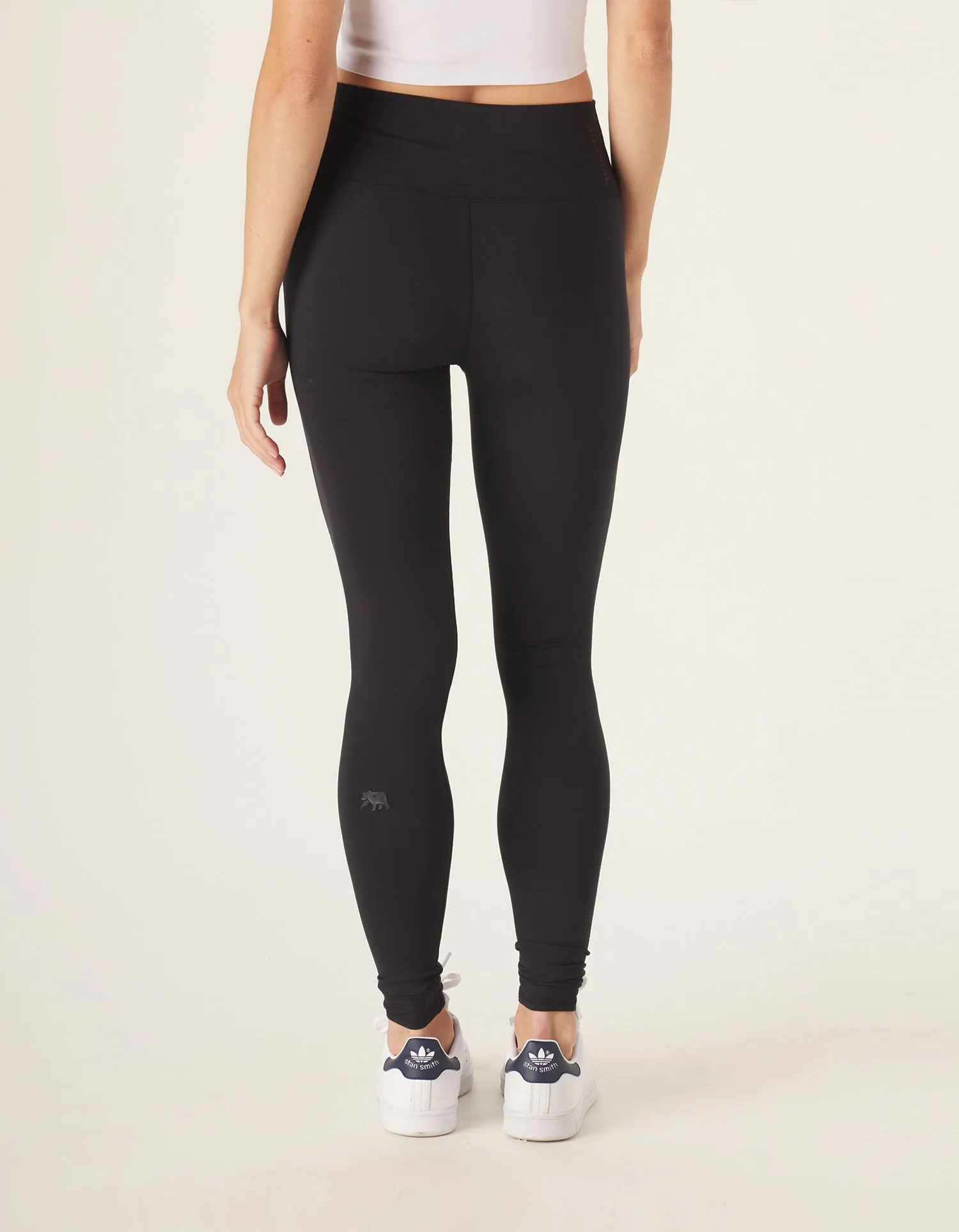 Normal Legging in Logo Legging-Black