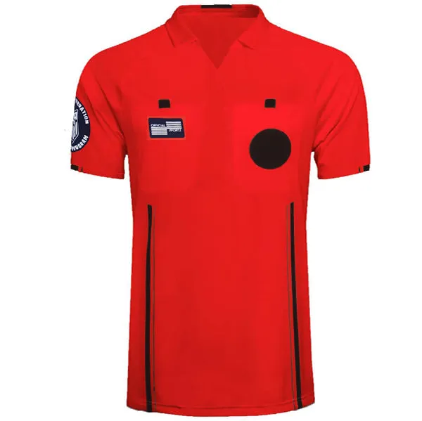 Official Sports Men's Referee Jersey 9174 USSF Economy SS (Red)