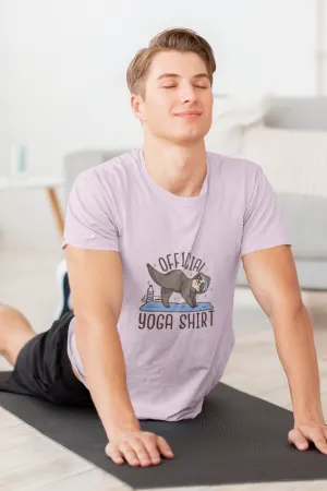 Official Yoga Sloth Printed T-shirt for men