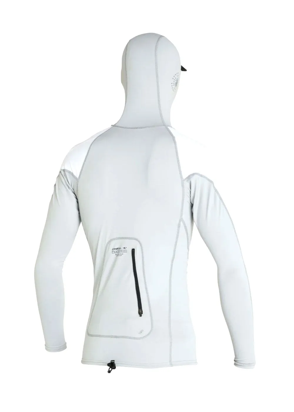 ONeill Mens Trvlr LS Hooded Rash 220gsm