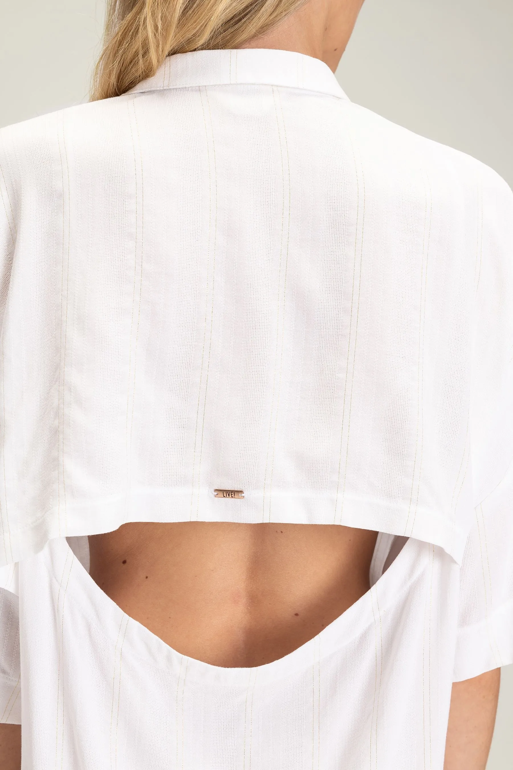 Open Back Beach Shirt
