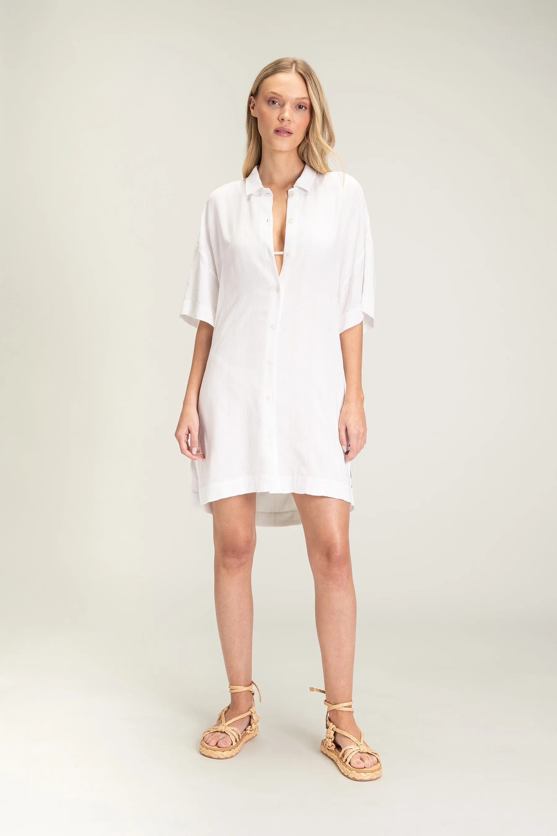 Open Back Beach Shirt
