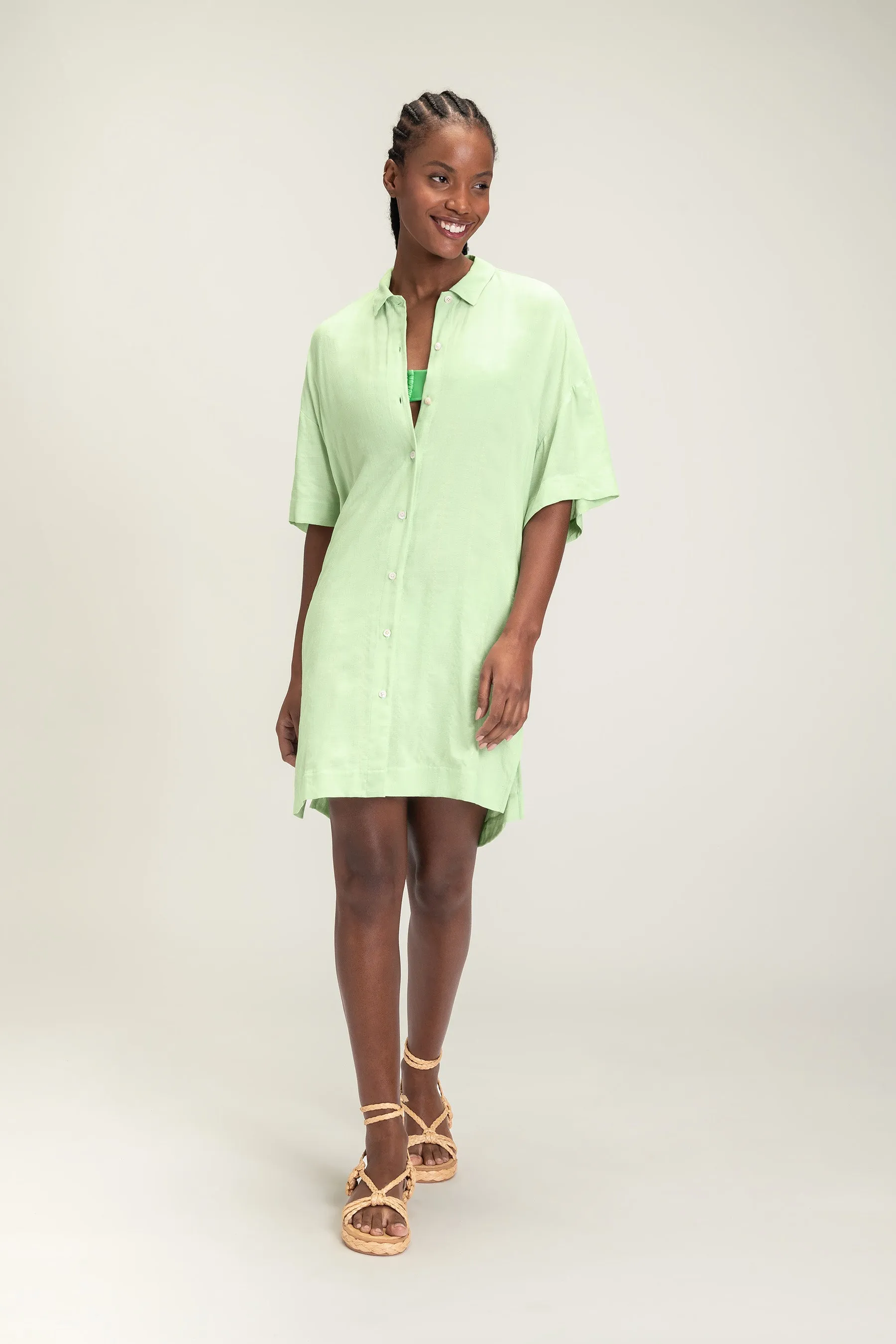 Open Back Beach Shirt