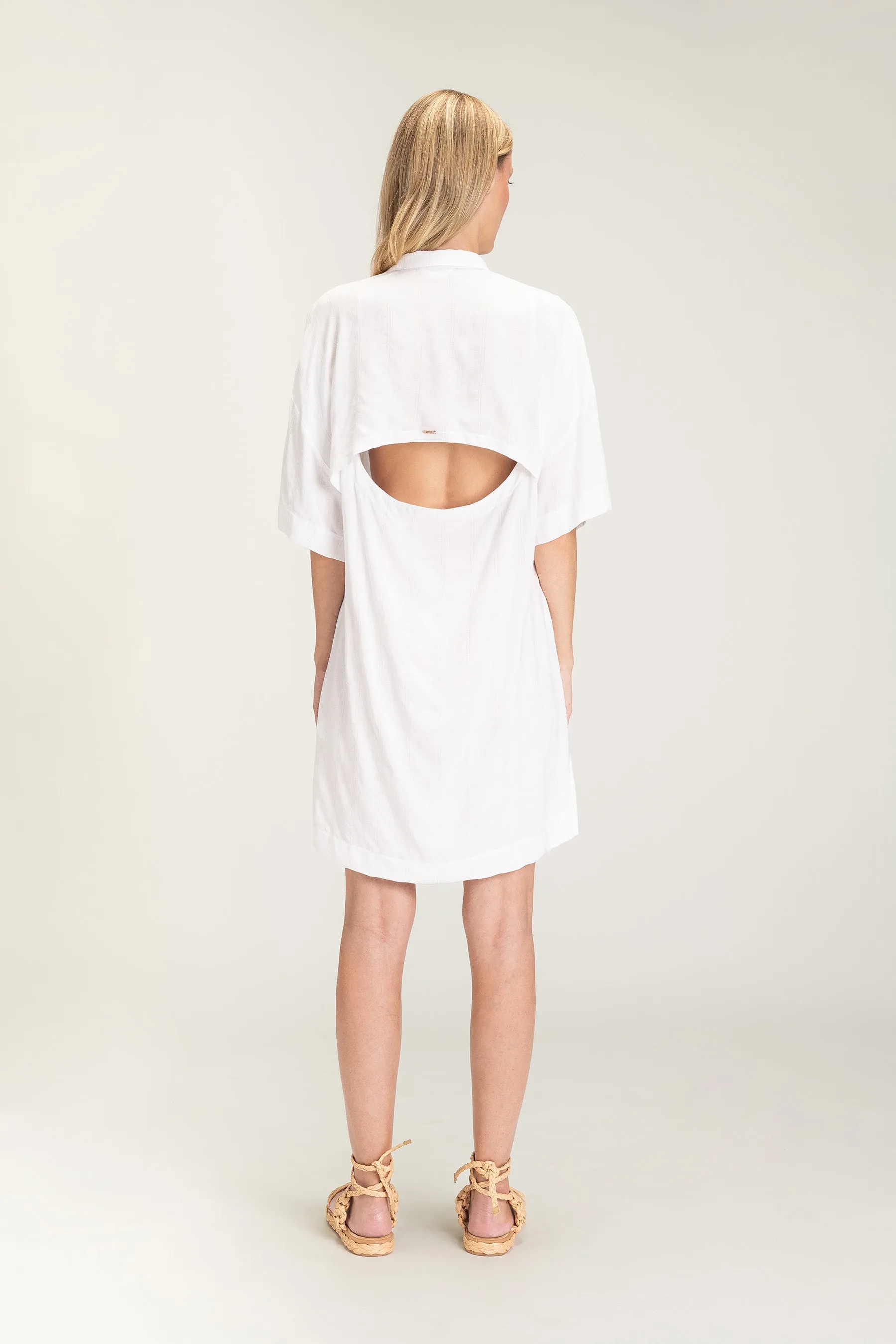 Open Back Beach Shirt