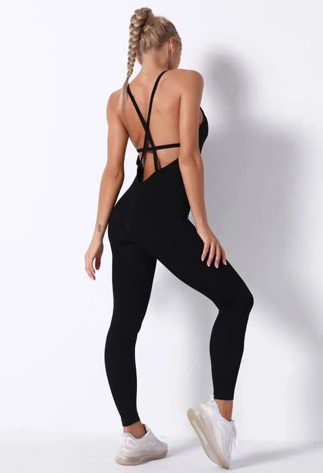 Open Back Jumpsuit